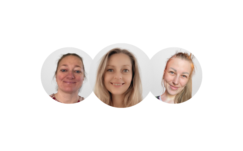 Mød vores lokale audiologer i Region Sjælland - Ditte, Bettina og Julie.
